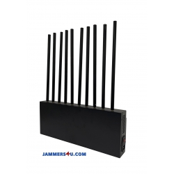 ✅ Pitchfork 10 Bands 90W Cell Mobile 5G WIFI 5Ghz GPS Jammer up to 80m